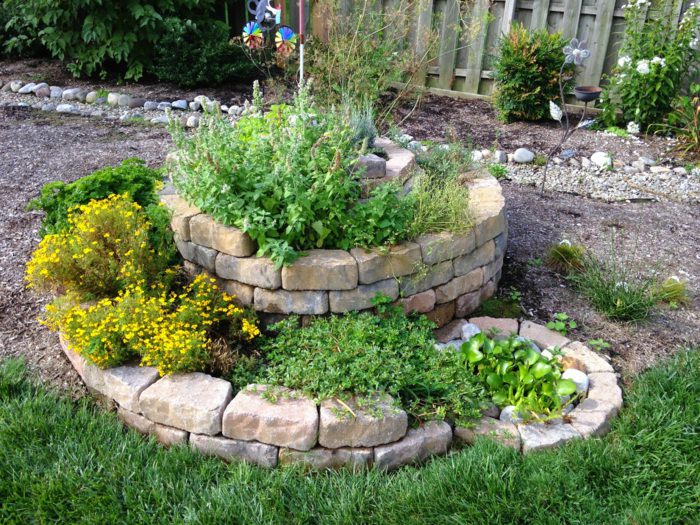 A Spiral Herb Garden Spiral Garden Design