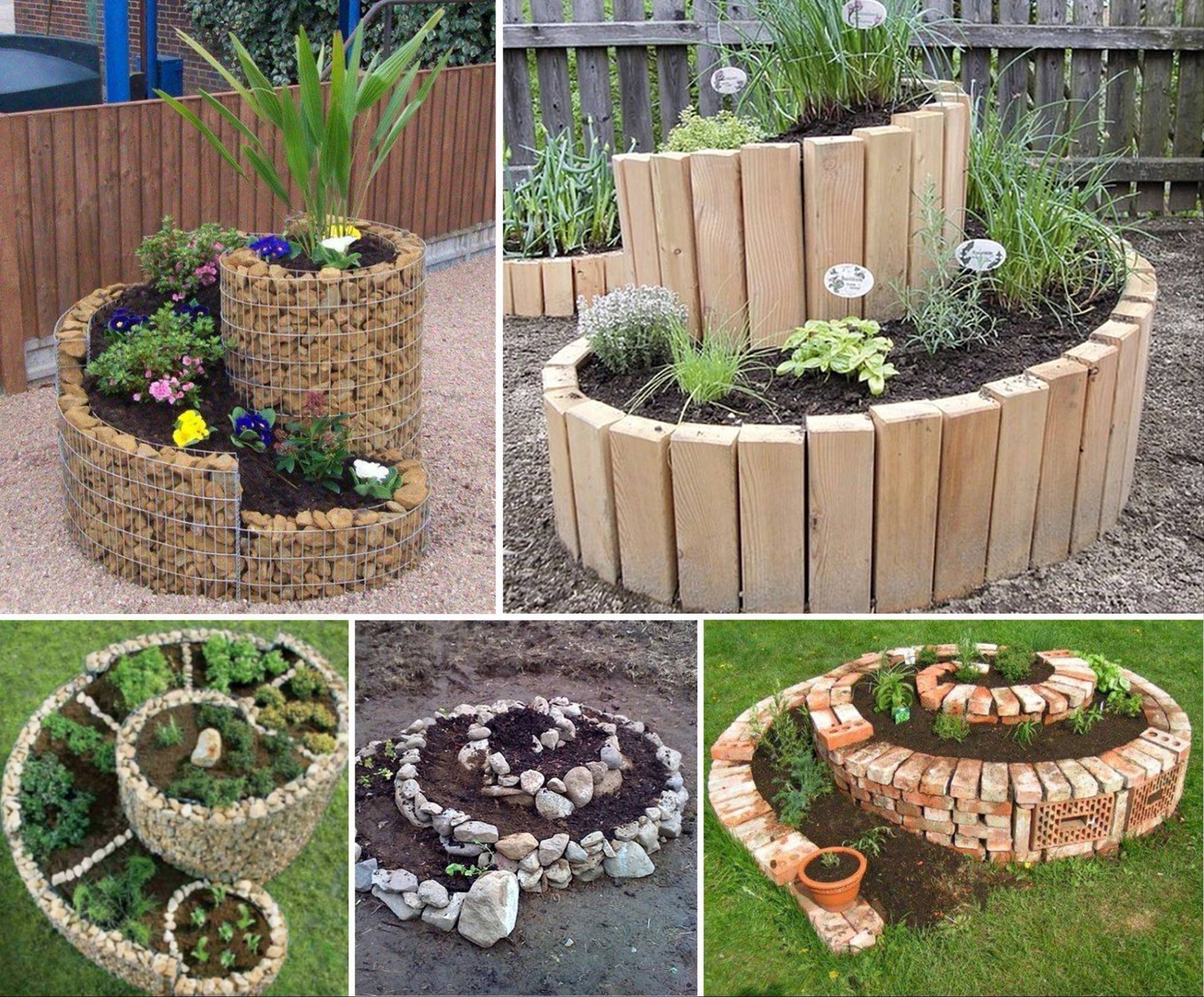 Diy Spiral Herb Garden