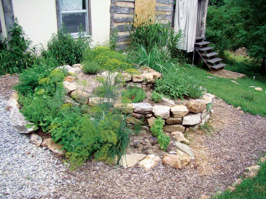 A Spiral Herb Garden Herb Garden Design