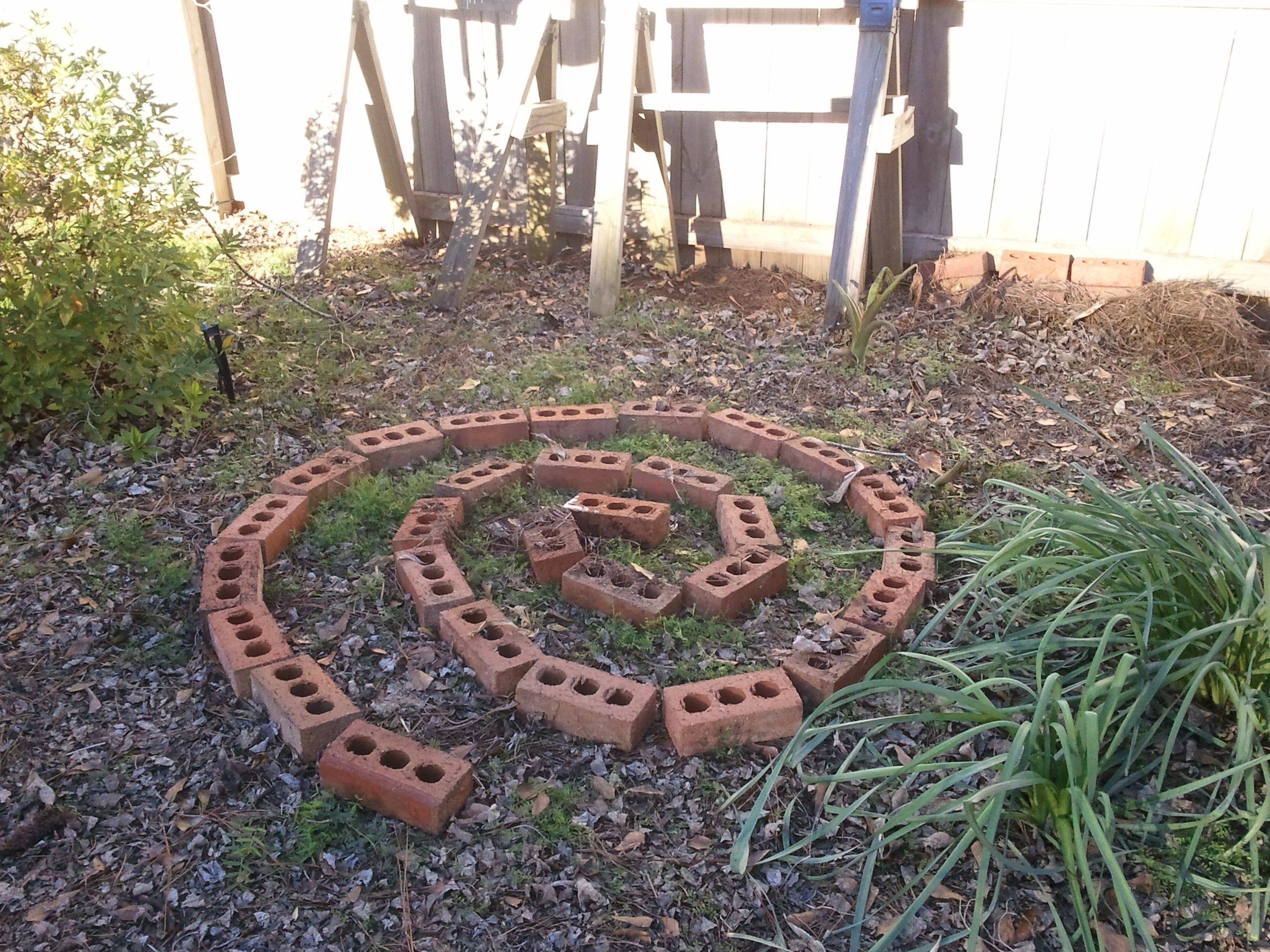A Spiral Herb Garden