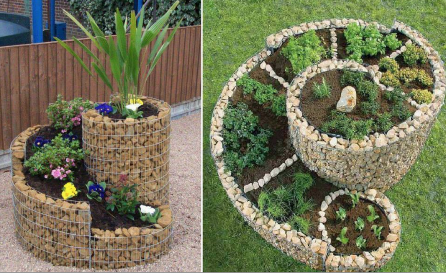 A Spiral Herb Garden