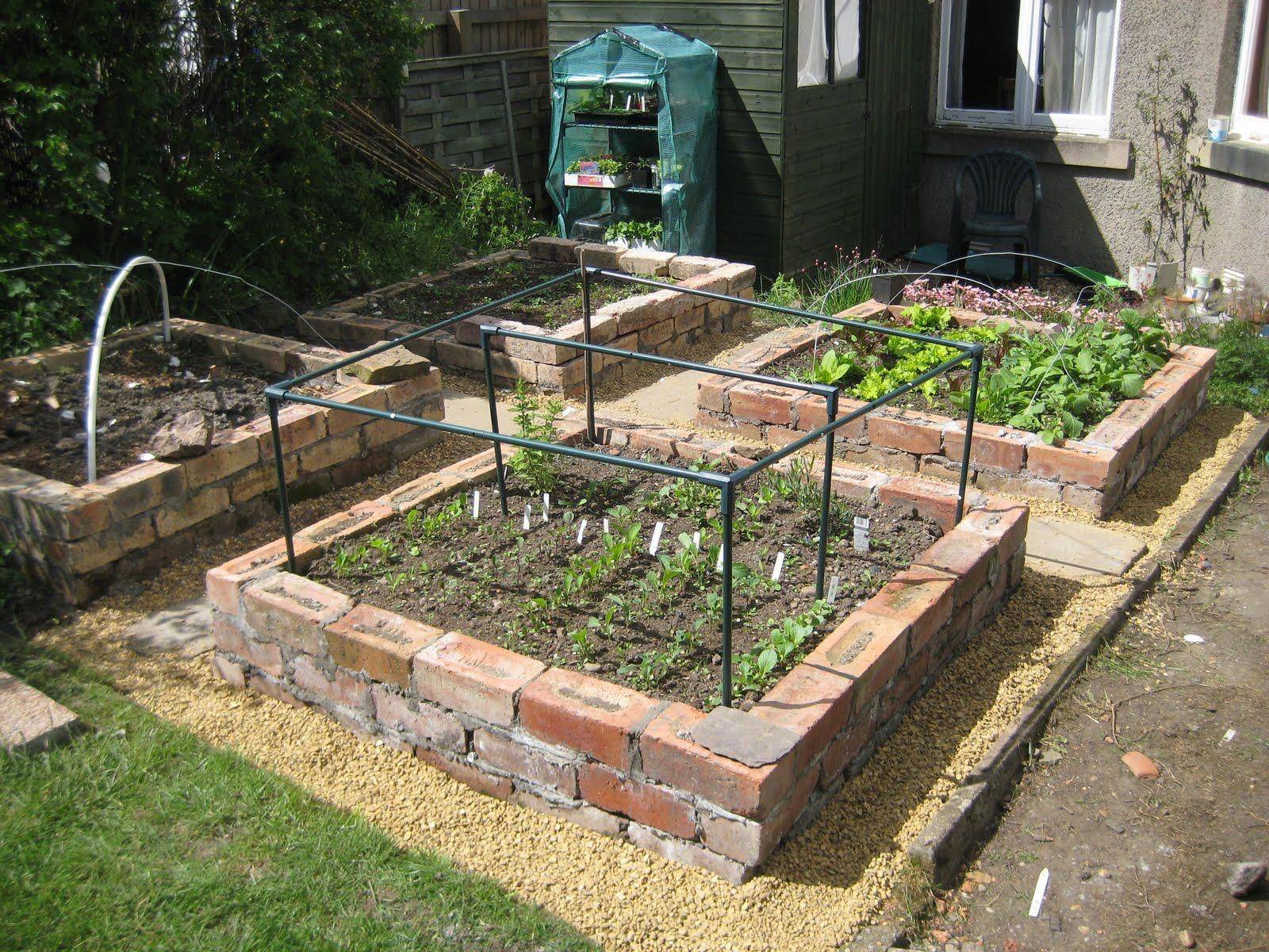 Diy Raised Brick Veggie Bed Idea Suburban Existence Melbourne