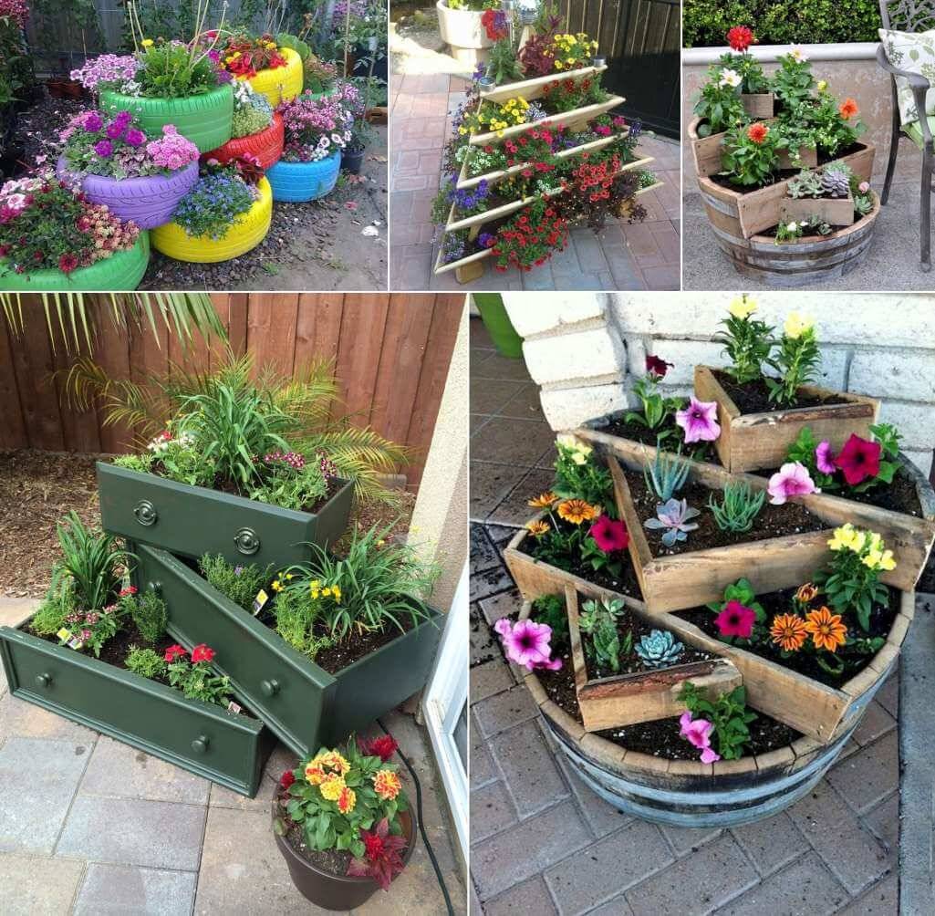 Adorable Diy Container Herb Garden Design Ideas