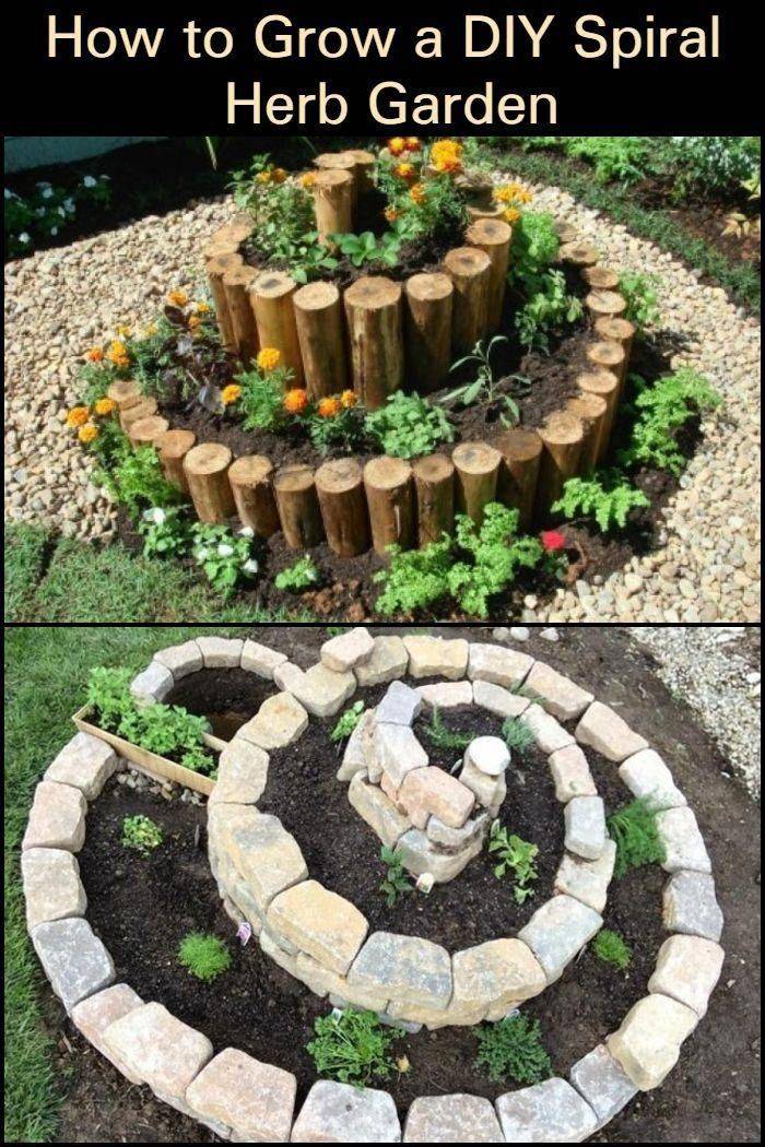 Herbspiraldonejpg Spiral Garden Herb Spiral Garden Design
