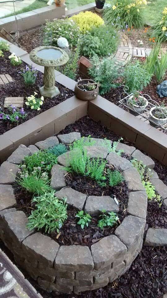 Easy Herb Spiral Garden Design Ideas