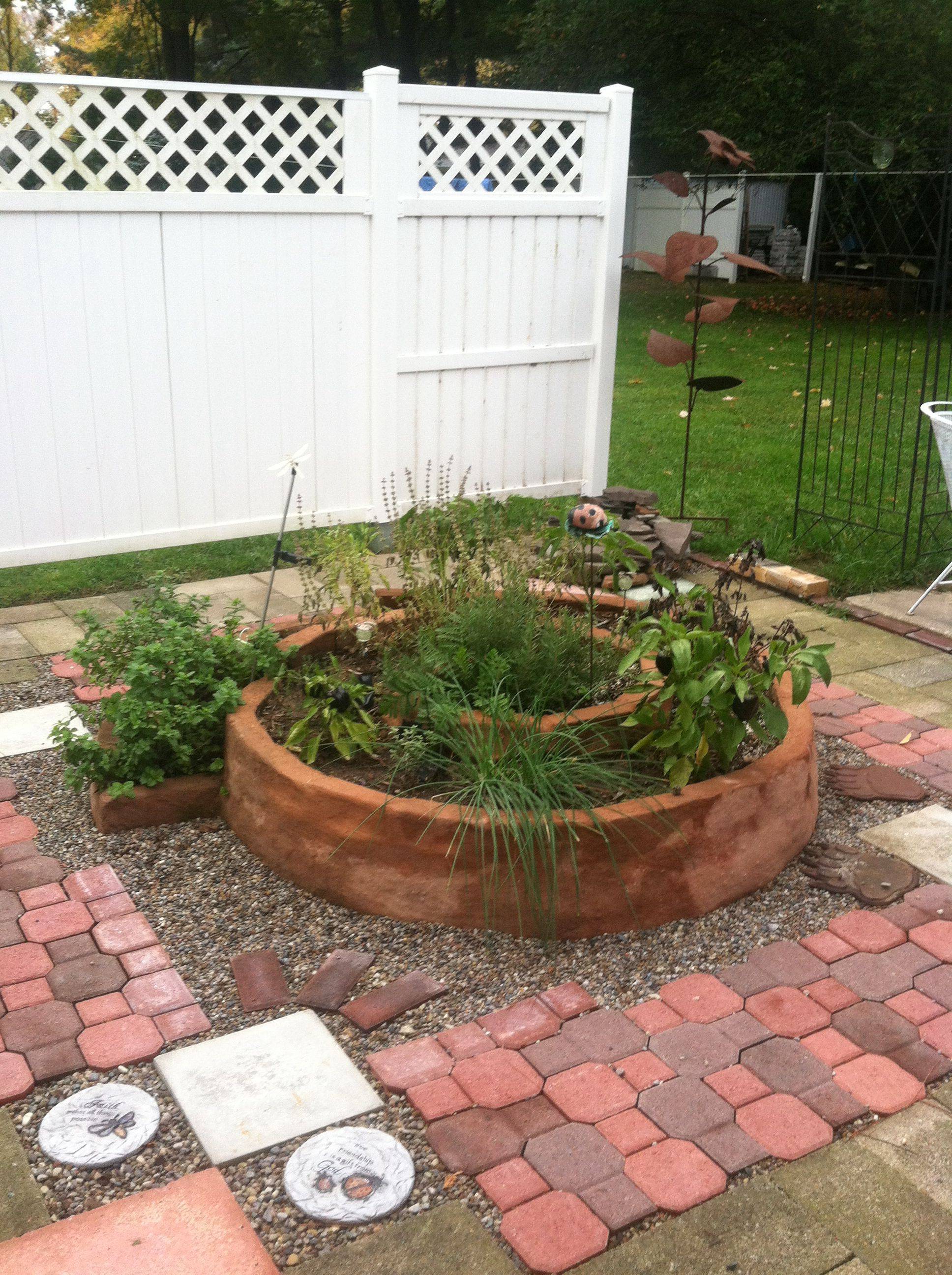 Spiral Herb Garden Garden