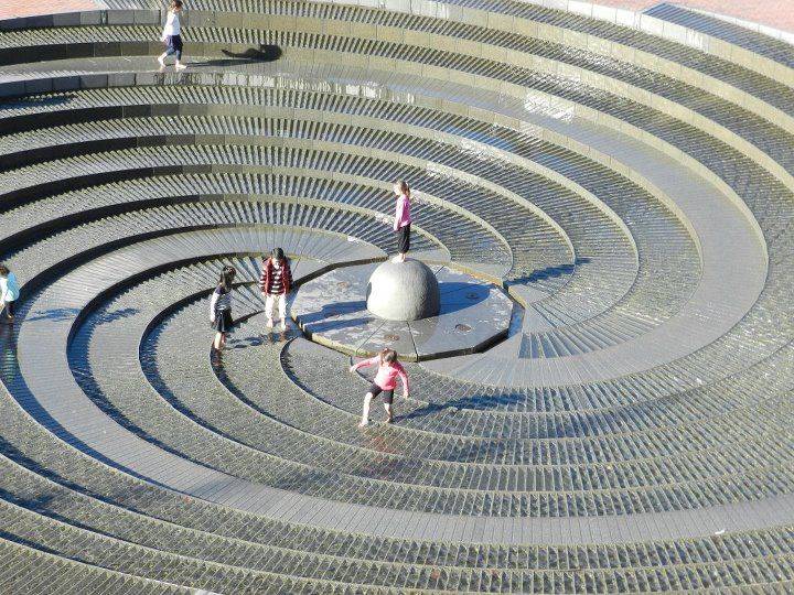 Quadruple Spiral Romanesque Labyrinth Labyrinth Garden