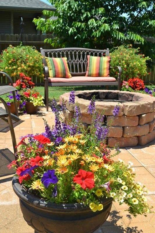 Shade Landscape Patio Small Flower Garden Design Designs Fascinating