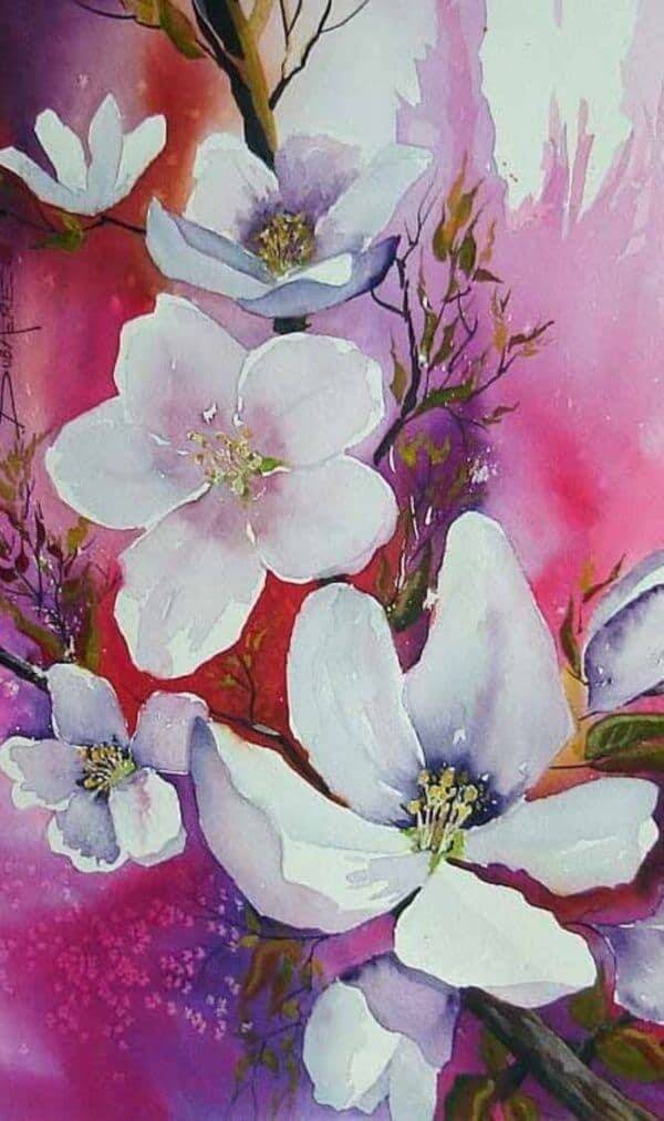 Easy Flower Painting Ideas