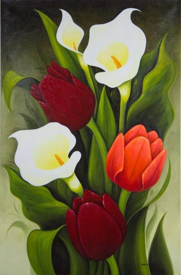 Easy Flower Painting Ideas