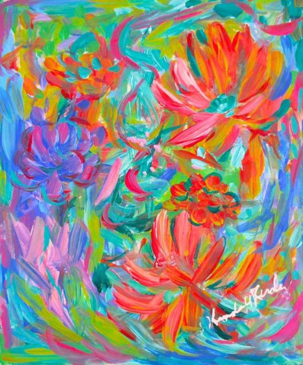 Quick Easy Daisy Flower Garden Painting For Beginners Step By Step