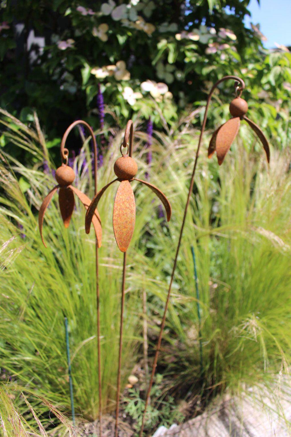 Butterfly Garden Artbutterfly Spiral Silverware Metal Garden Art