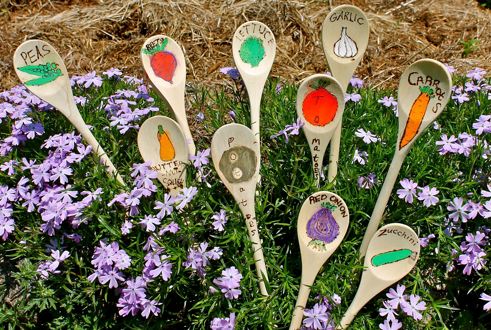 Ceramic Cute Garden Stakes