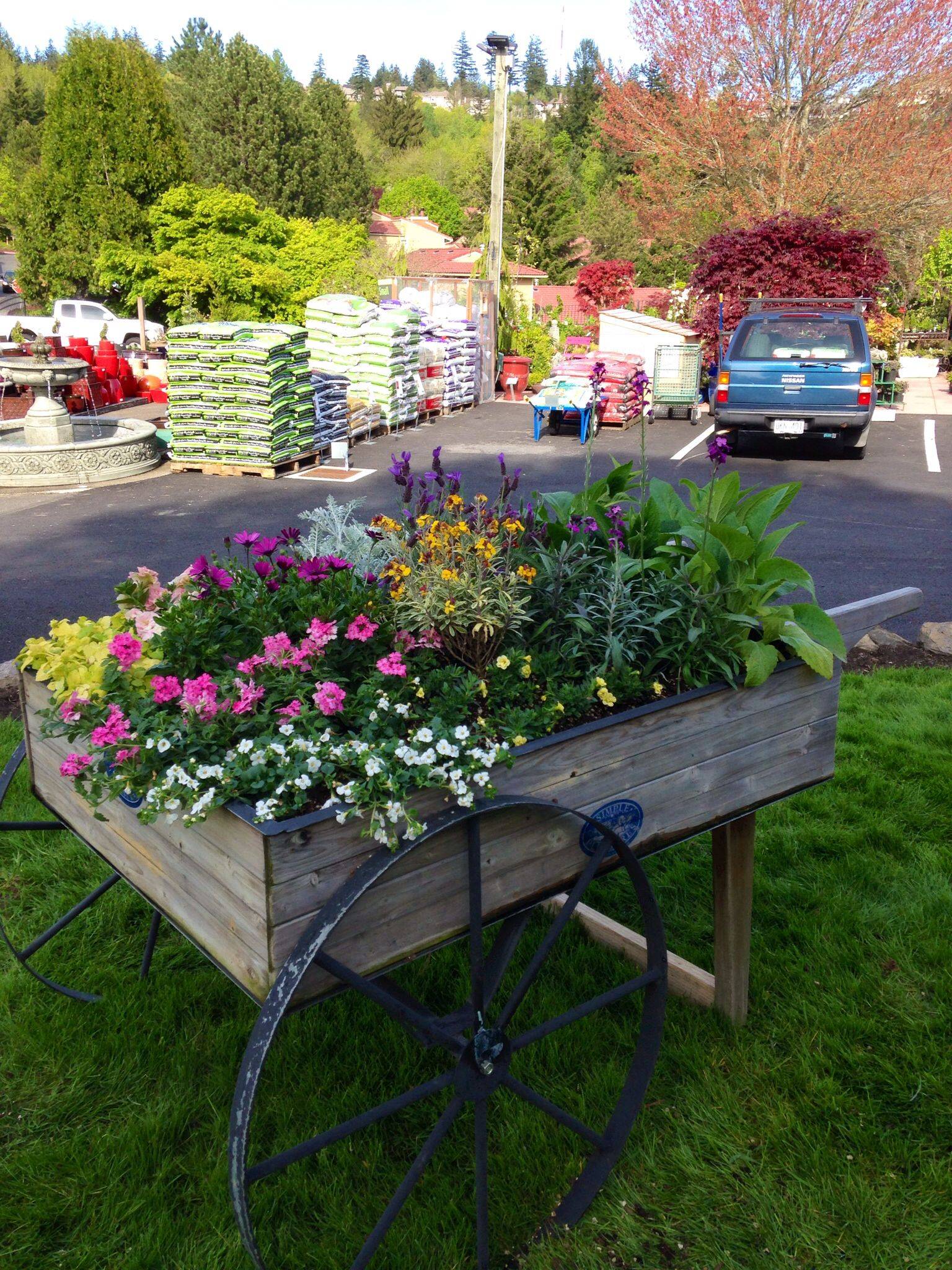 21 Flower Wagon Garden Ideas You Should Check SharonSable