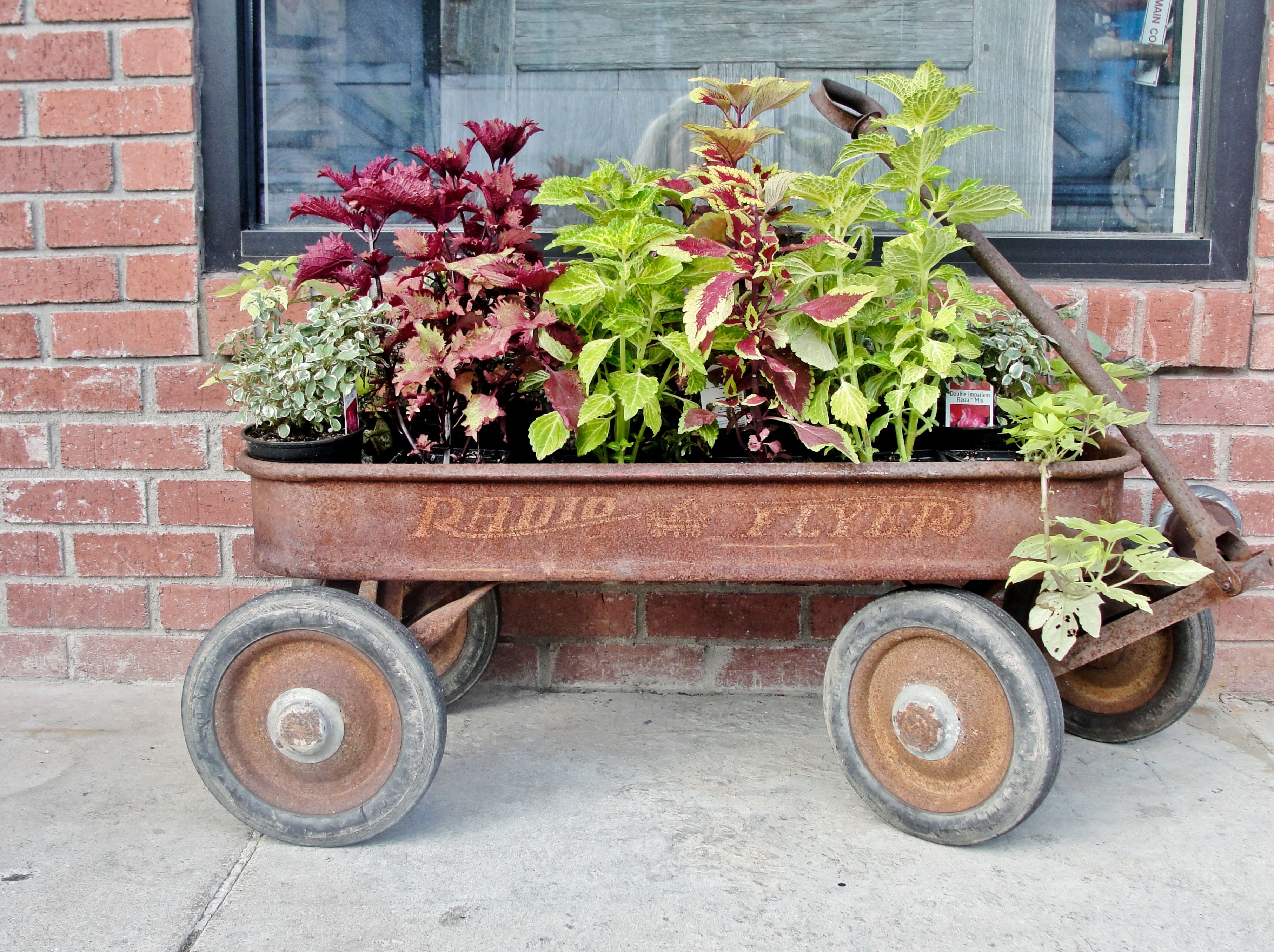 Planted Cart Flower Cart