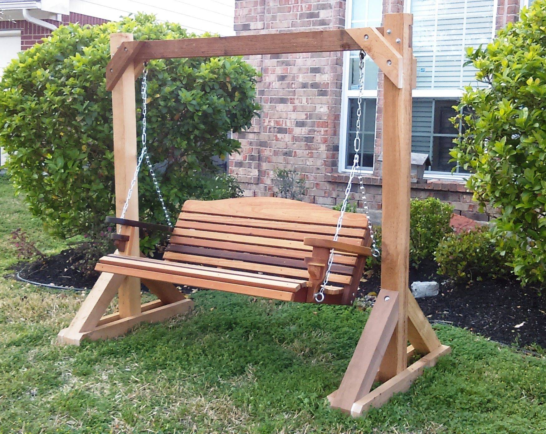 Best Ideas Person Natural Cedar Wood Outdoor Swings