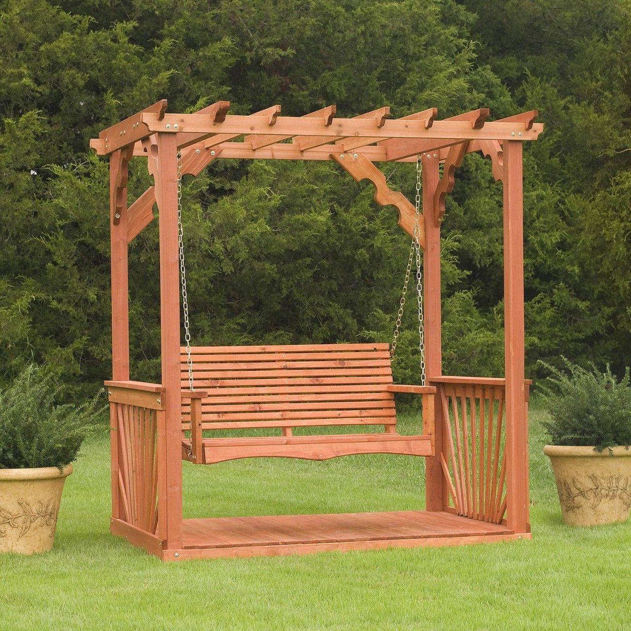 17 Garden Swing with Trellis Ideas Worth a Look SharonSable