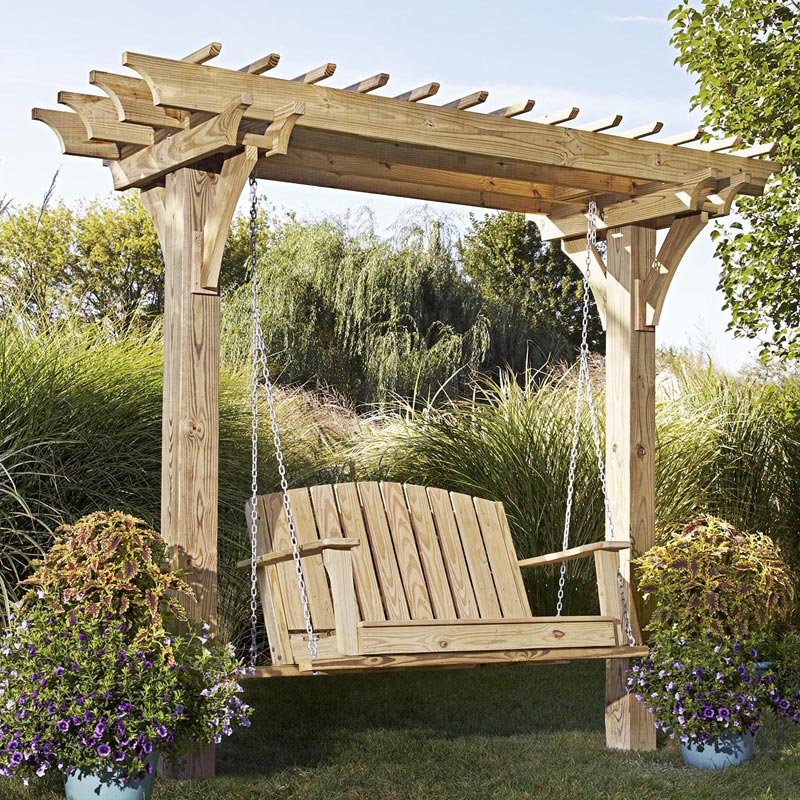 Small Arbor Swing Outdoor Decorations