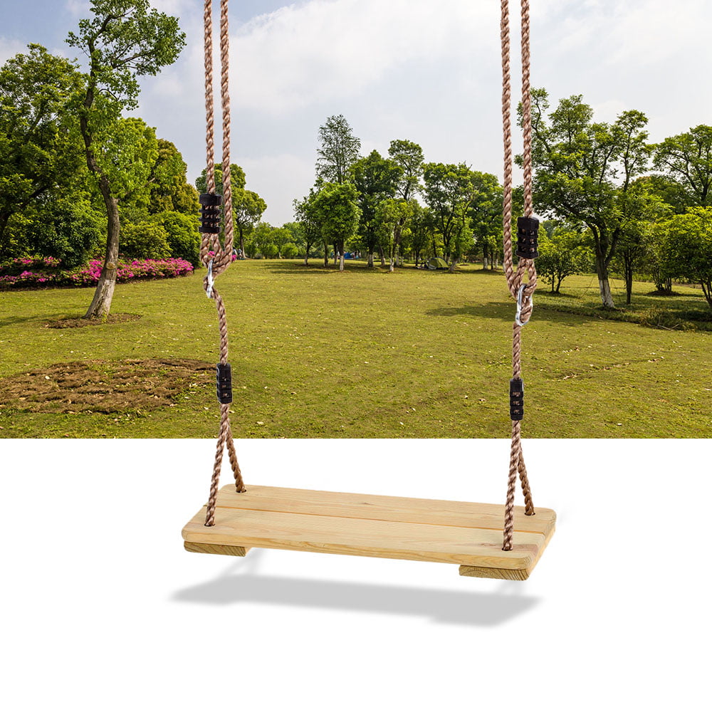 Outdoor Two Seater Wooden Garden Swing