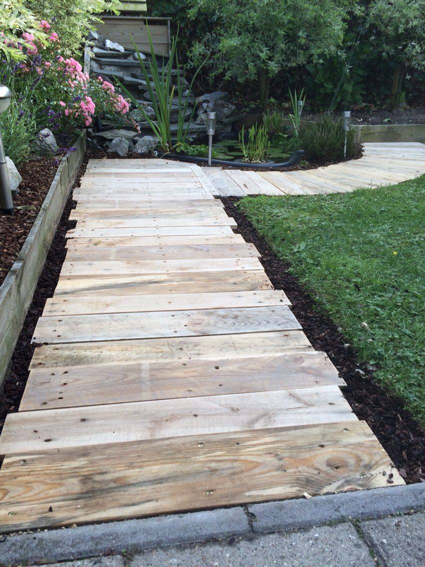 25 Wooden Pallet Garden Walkway Ideas For This Year SharonSable