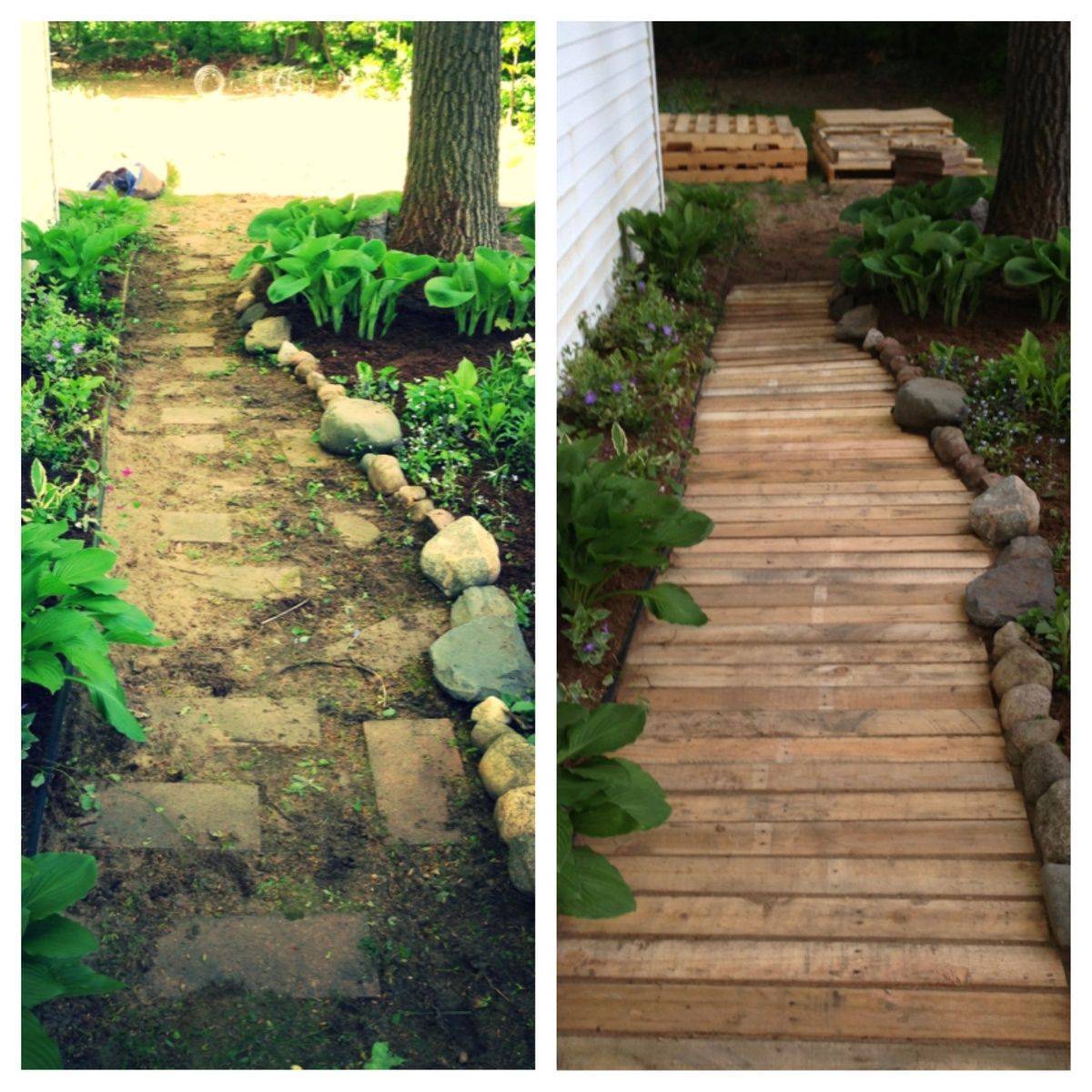 25 Wooden Pallet Garden Walkway Ideas For This Year SharonSable