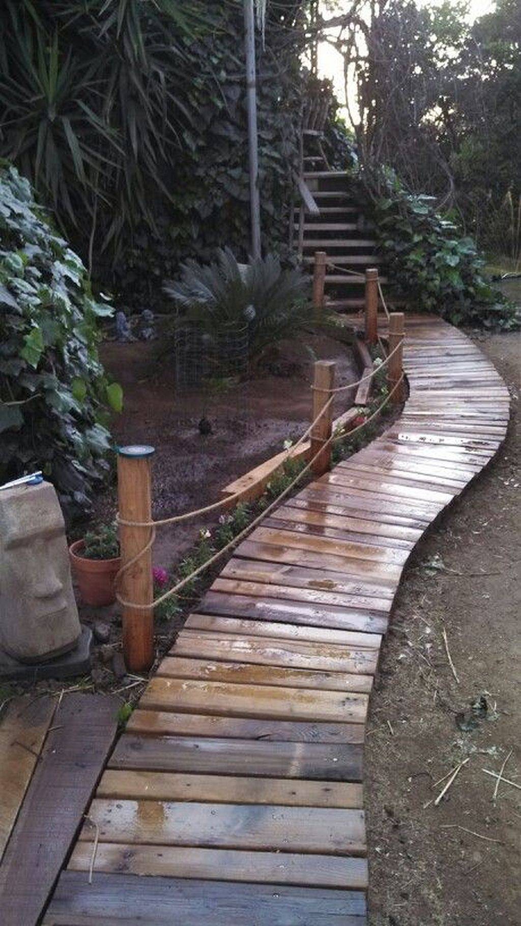 25 Wooden Pallet Garden Walkway Ideas For This Year SharonSable