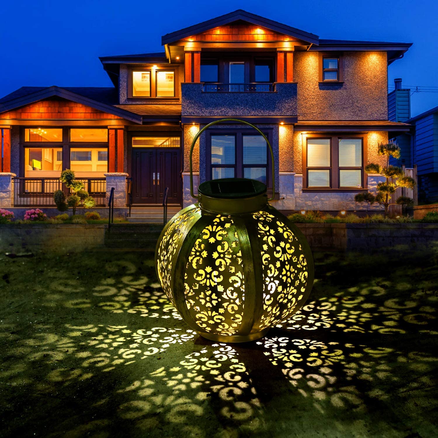 Lantern Outdoor Shepard Path Hanging Solar Lights