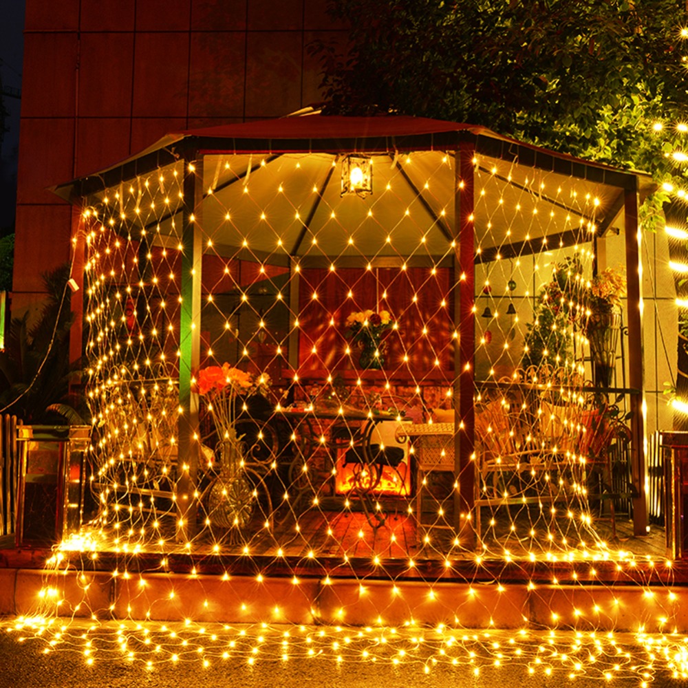 Led Fairy String Lights Solar Rechargeable Lamp Patio Garden Lights