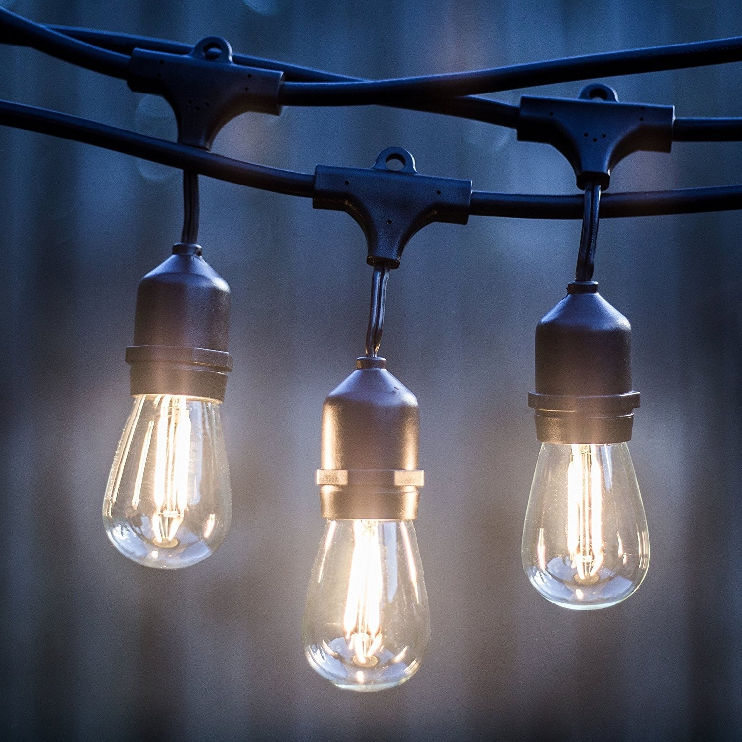 Led Fairy String Lights Solar Rechargeable Lamp Patio Garden Lights