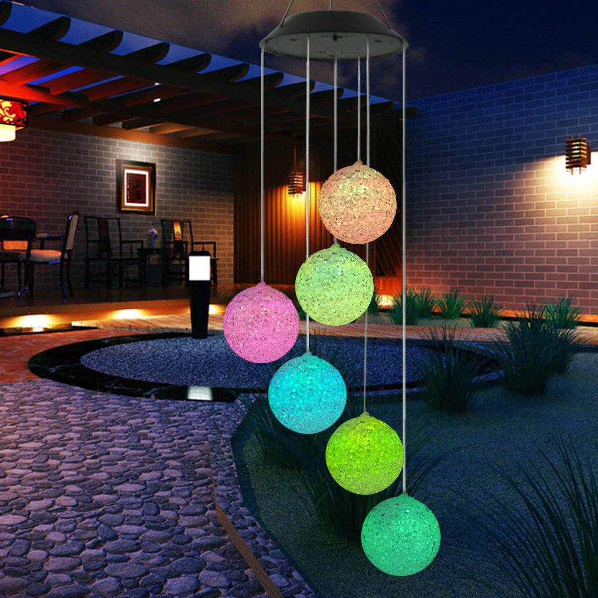 Led Solar Garden Decor Lights Outdoor Wires String Landscape