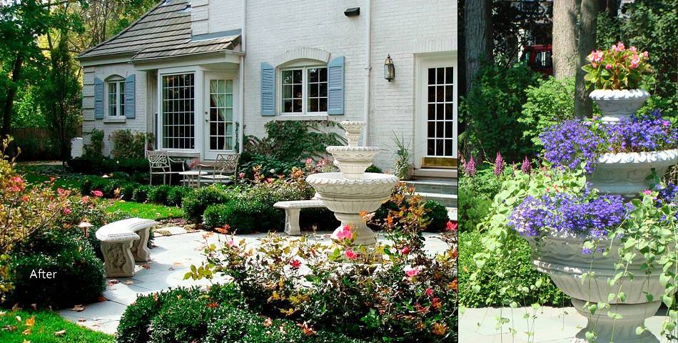 Terrific French Country Garden Design