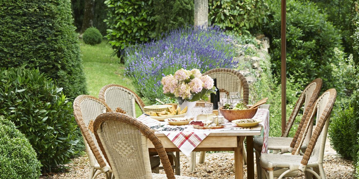 Outdoor Living Pea Gravel Patio Inspiration French Country Cottage