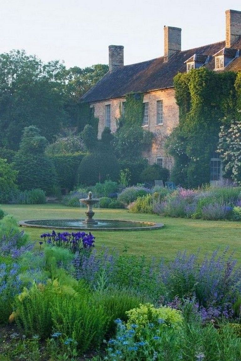 European Cottage Garden Mediterranean Landscape