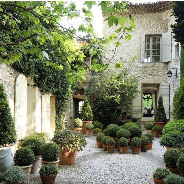 French Courtyard Gardens Katy