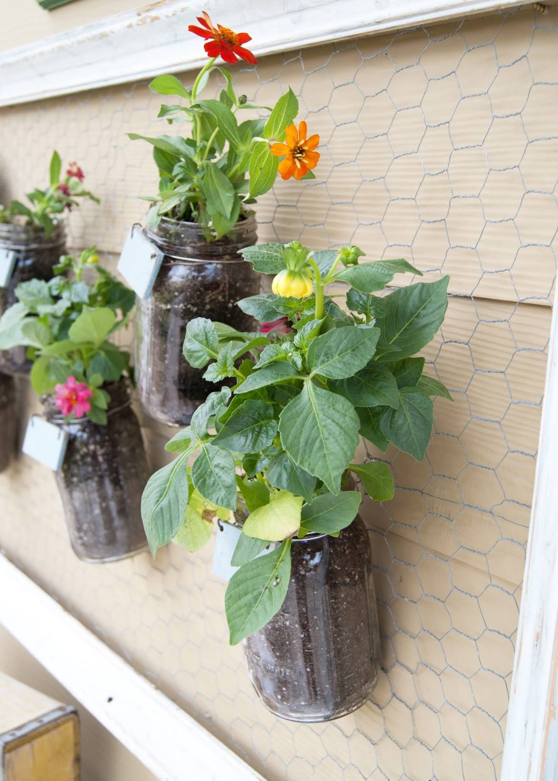 Diy Mason Jar Wall Garden Averie Lane