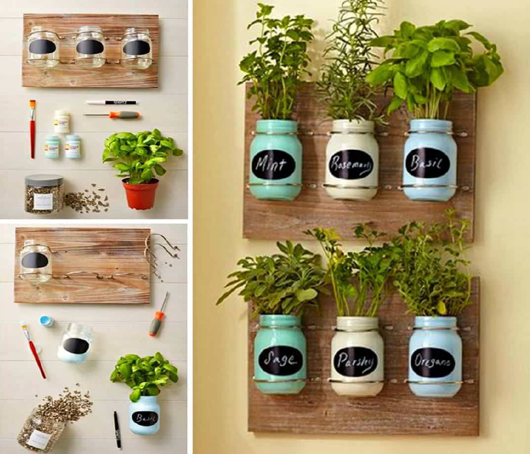 Mason Jar Hanging Planter