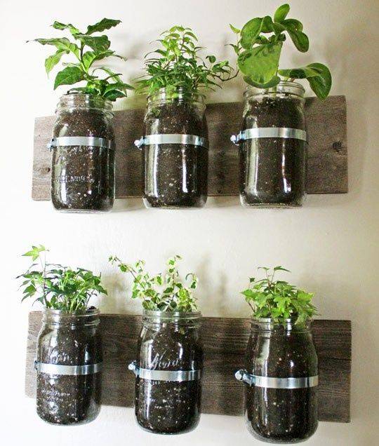 Mason Jar Hanging Planter Home Decor Wall Decor Rustic