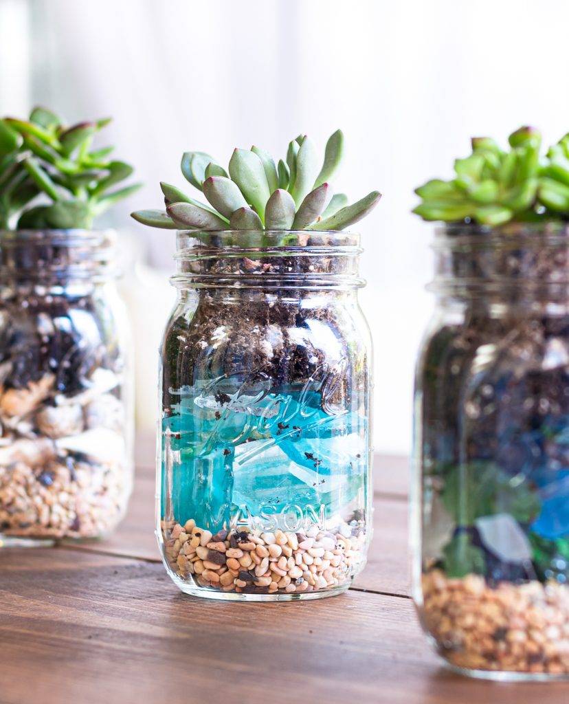 Recycled Glass Jars
