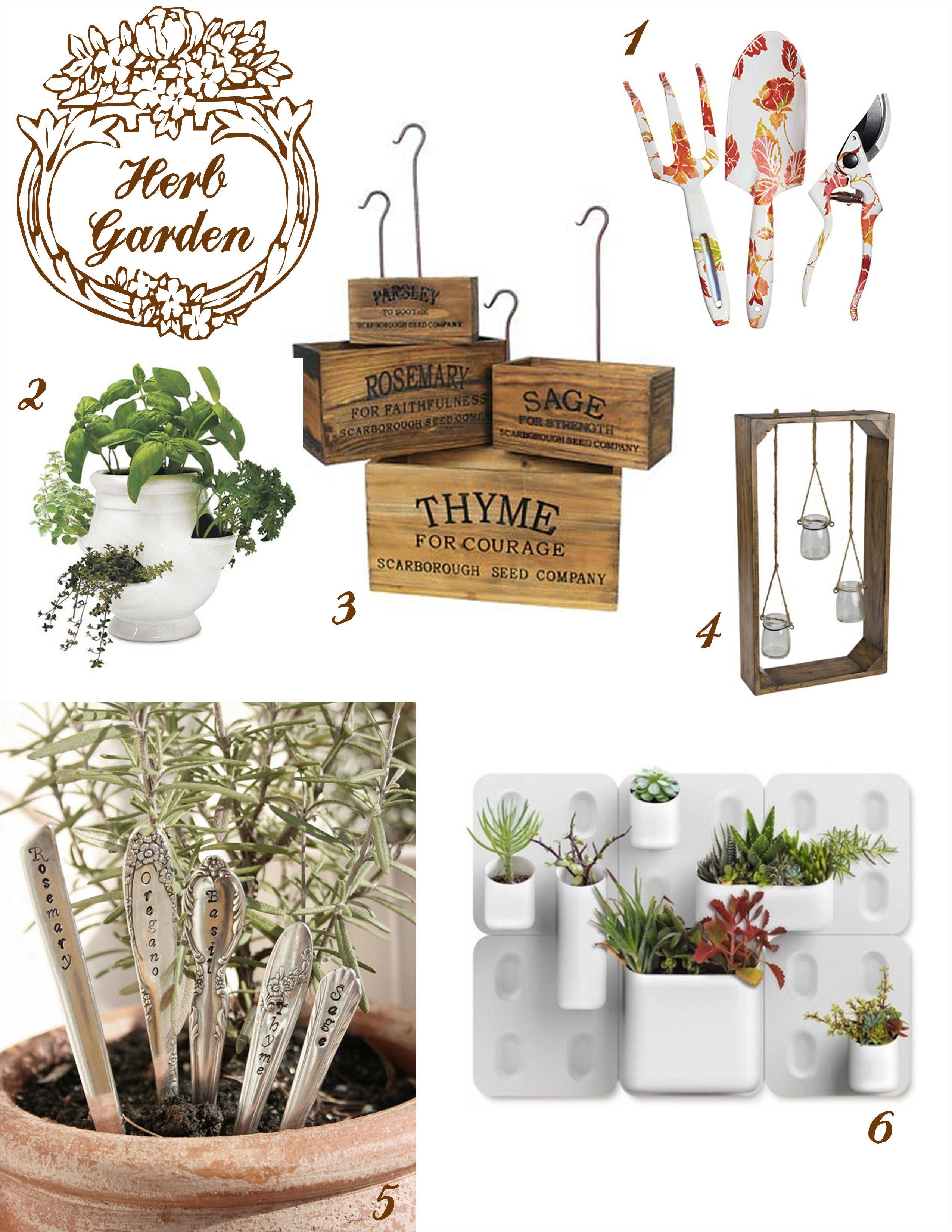 Herb Kits Wooden Planter Box