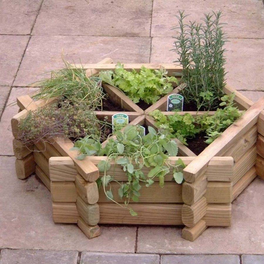 Simple Apartment Herb Garden Designs