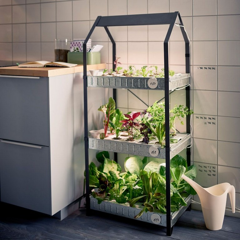 Stackable Led Indoor Garden Kit Grow Herbs