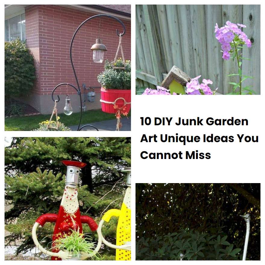 10 DIY Junk Garden Art Unique Ideas You Cannot Miss SharonSable