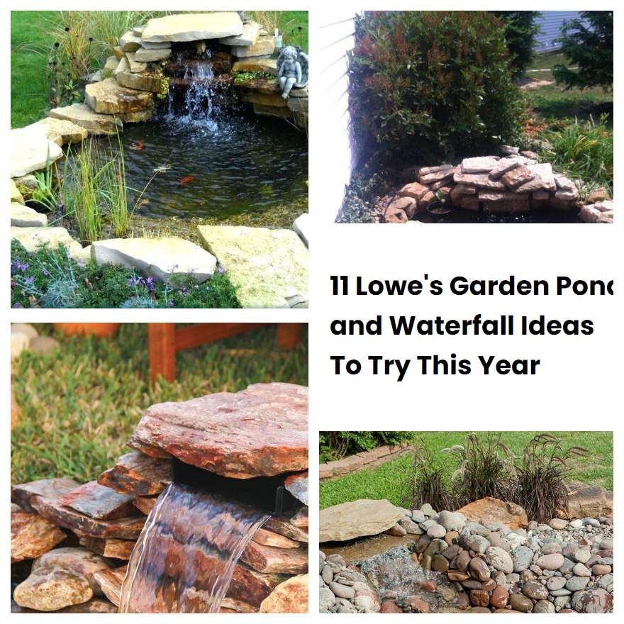 11 Lowe's Garden Pond and Waterfall Ideas To Try This Year