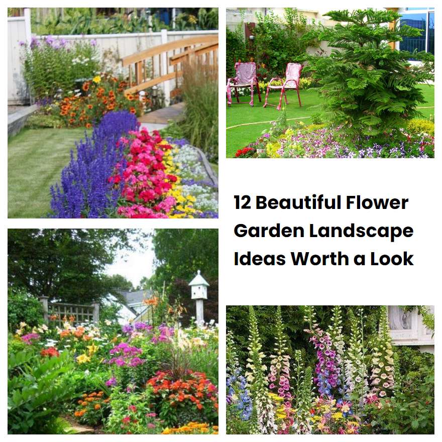 12 Beautiful Flower Garden Landscape Ideas Worth a Look SharonSable