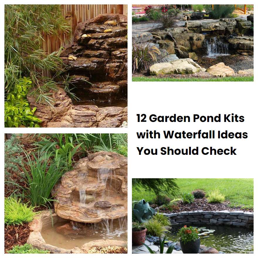 12 Garden Pond Kits with Waterfall Ideas You Should Check