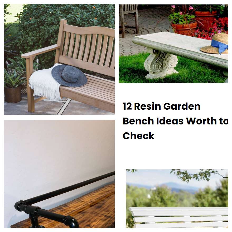 12 Resin Garden Bench Ideas Worth to Check SharonSable