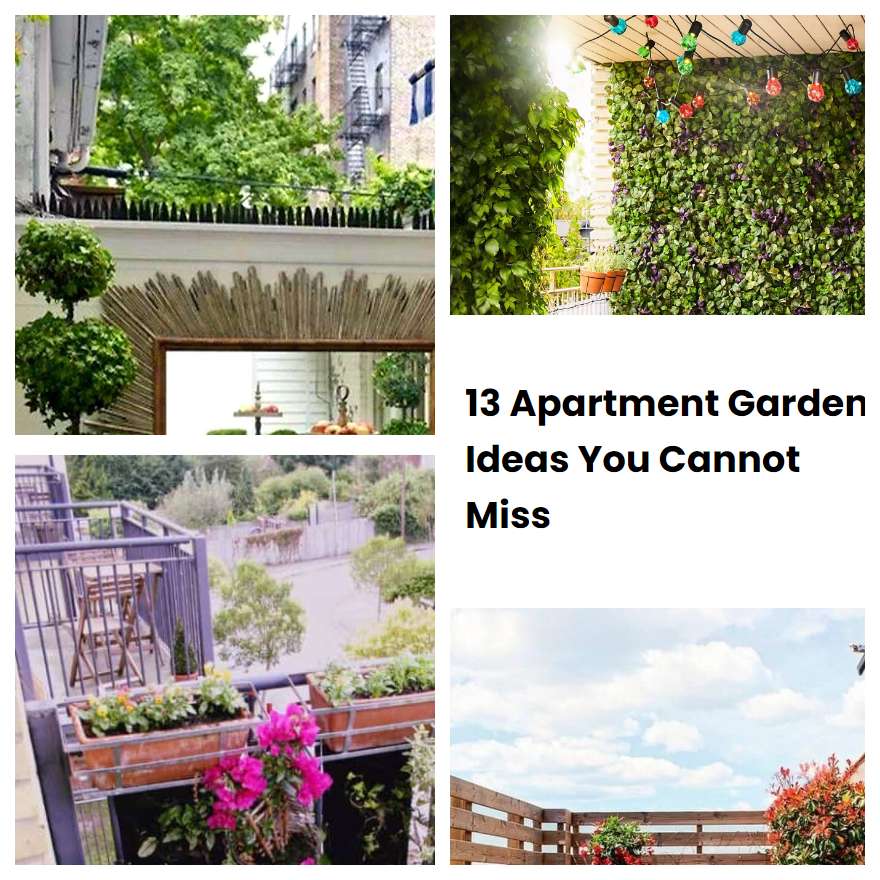 13 Apartment Garden Ideas You Cannot Miss SharonSable
