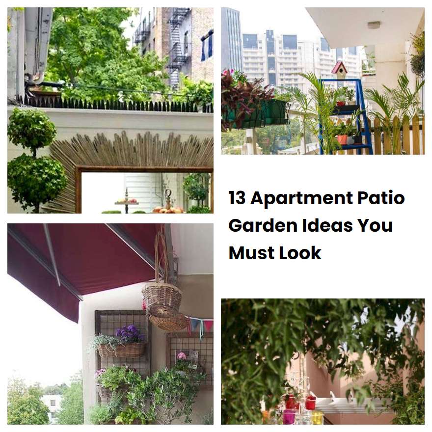 13 Apartment Patio Garden Ideas You Must Look SharonSable