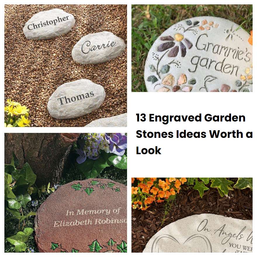 13 Engraved Garden Stones Ideas Worth a Look