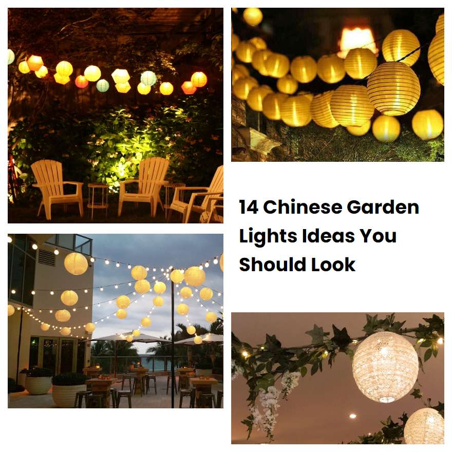 14 Chinese Garden Lights Ideas You Should Look